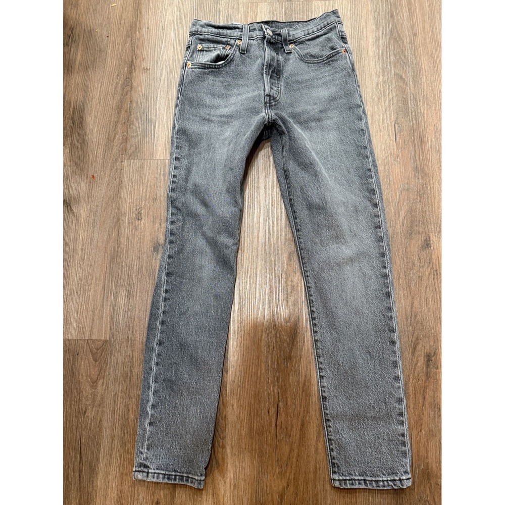 Levi premium 501 Original Fit Jeans‎ Grey Wash Women W25 L28